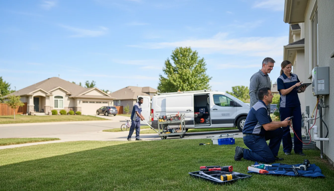 Tankless water heater service in Wolsey, SD